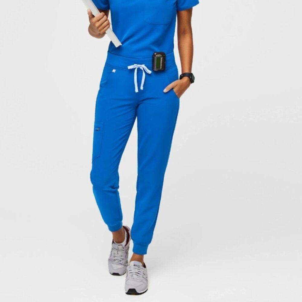 Like New! FIGS Zamora Jogger Scrub Pants in Royal Blue in XXL